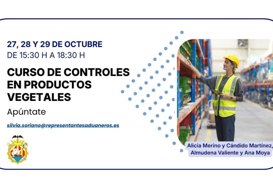 Curso sobre controles en productos vegetales